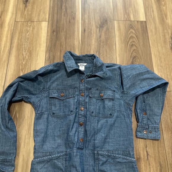 Duluth Trading Co Women's rootstock chambray shirt denim Dress size XS - Picture 4 of 7